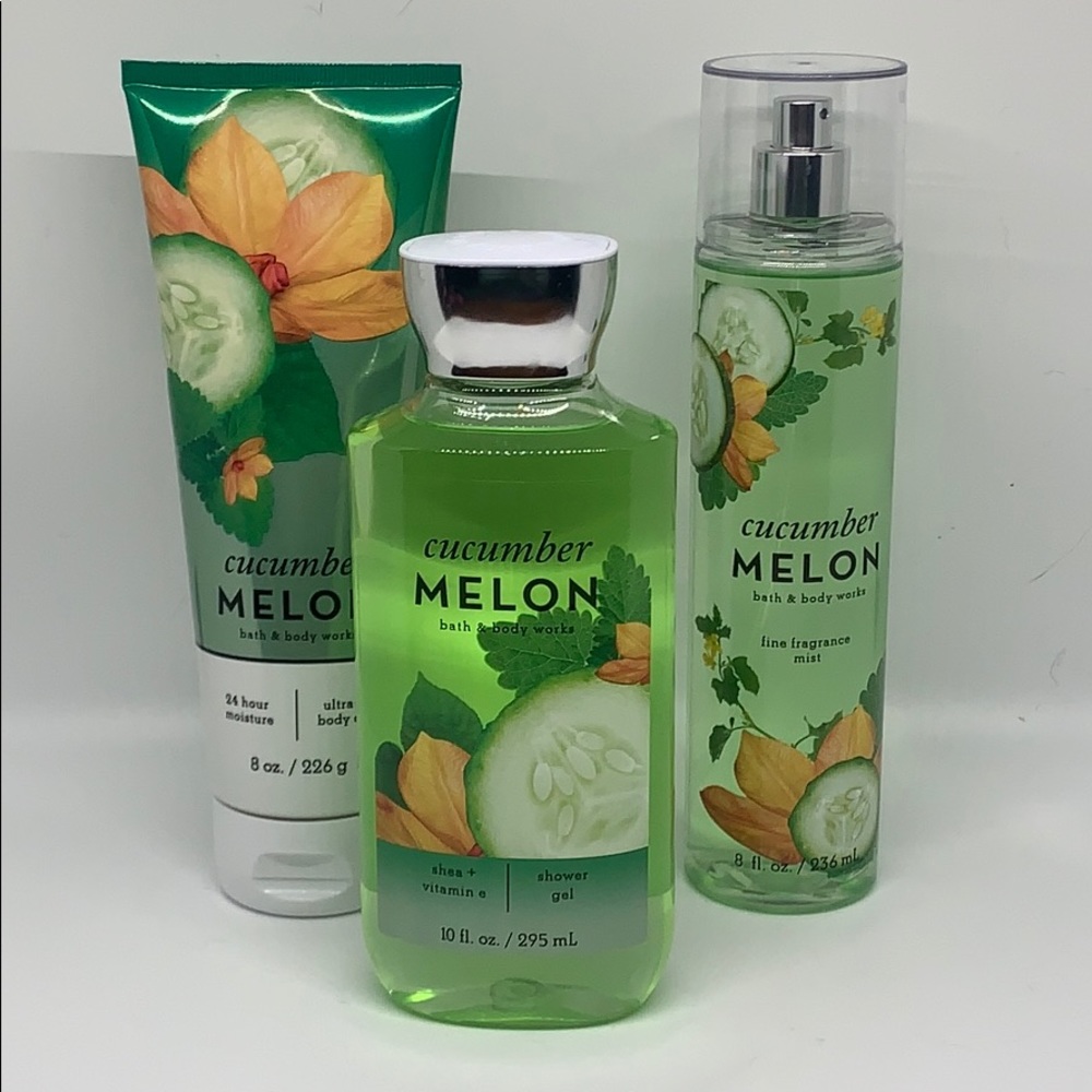 Cucumber Melon Body Care Set by Bath & Body Works